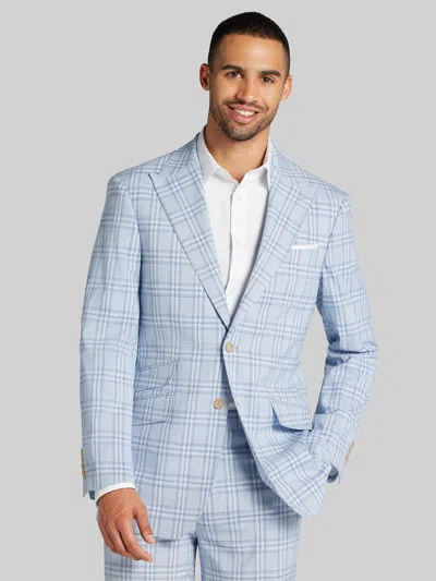 Joseph &amp; Feiss Joseph & Feiss Men's Modern Fit Plaid Suit In Blue