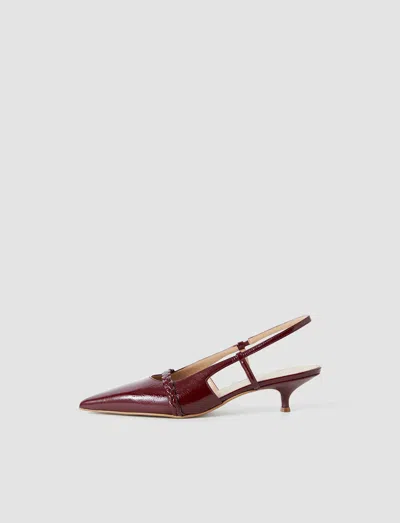 Joseph Anisa Patent Leather Slingback Shoes In Multi