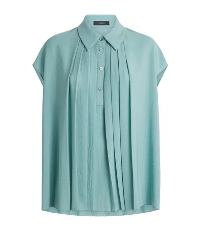 JOSEPH ANTIN AIRY PLISSÉ BLOUSE