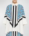 Joseph Cretto Print Arcole Shirt In Navy Combo