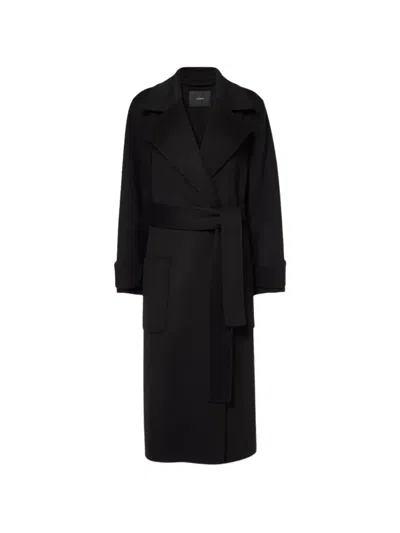 Joseph Arlina Belted Coat In Black