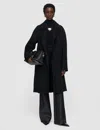 Joseph Arlina Double Face Cashmere Coat In Black