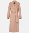 Joseph Arline Double Face Cashmere Coat In Beige
