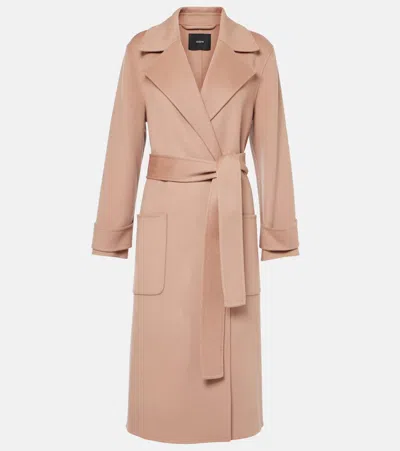 JOSEPH ARLINE WOOL AND CASHMERE WRAP COAT