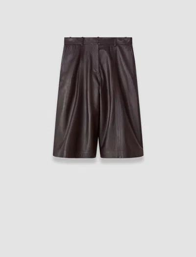 Joseph Asia Soft Nappa Long Shorts In Purple