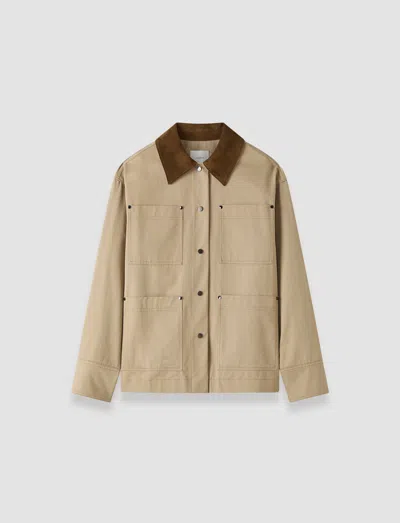 Joseph Athos Cotton Jacket In Neutral