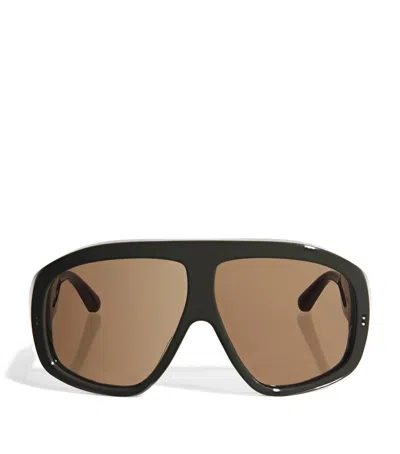 Joseph Aviator Atlas Sunglasses In Grey