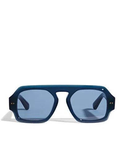 Joseph Aviator Talba Sunglasses In Blue