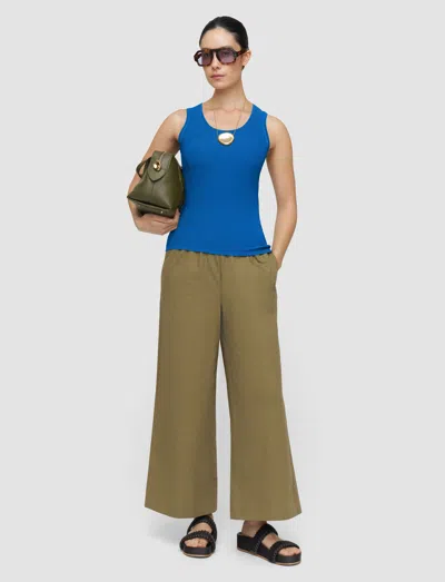 Joseph Bayt Crinkle Viscose Vest Top In Blue