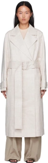 Joseph Beige Charah Coat In 0040 Ecru