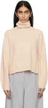 Joseph Beige Raglan Turtleneck In 1275 Parchment