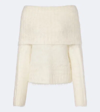 Joseph Belper Caped Cashmere Sweater In Neutral