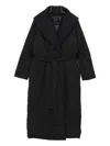 Joseph Womens Charlot Padded Shell-down Coat Black In Blue