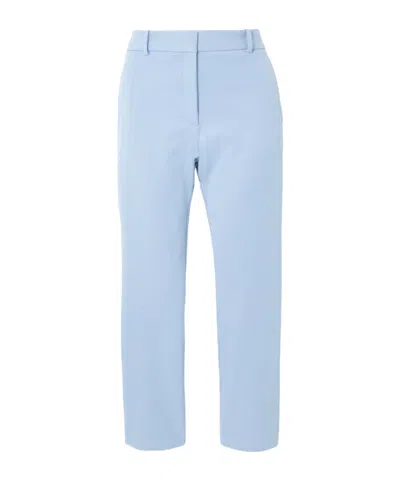 Joseph Eliston Gabardine Tapered Pants In Blue