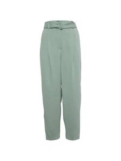 Pre-owned Joseph Belted Drew Trousers In Green