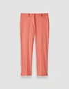 Joseph Womens Sundown Bing Court Slim-leg Mid-rise Stretch-gabardine Trousers