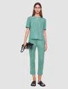 Joseph Bing Court Light Gabardine Stretch Trousers In Blue
