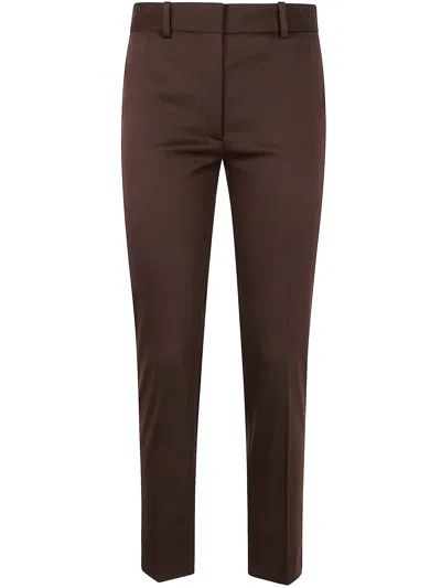 Joseph Bing Court Pant Light Gabardine Stretch In Ebony