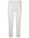 Joseph Bing Court Pant Light Gabardine Stretch In Ivory
