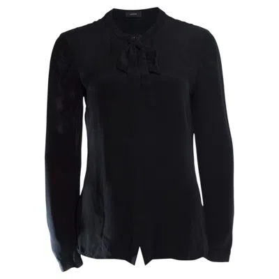 Pre-owned Joseph , Black Blouse With Bow