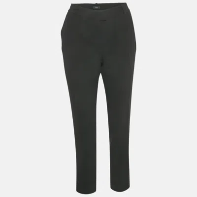 Pre-owned Joseph Black Crepe Trousers M