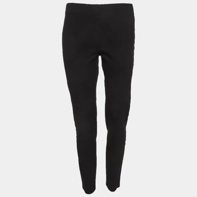 Joseph Black Gabardine Straight Fit Leggings
