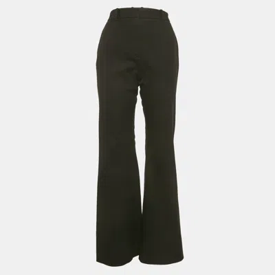 Pre-owned Joseph Black Gabardine Tafira Stretch Trousers M