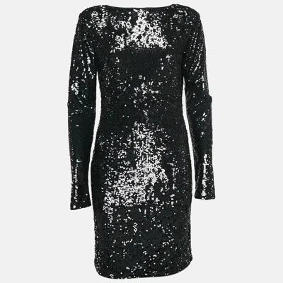 Joseph Black Tulle/jersey Lola Mini Dress