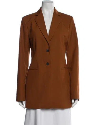 Pre-owned Joseph Blazer In Brown