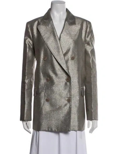 Pre-owned Joseph Blazer In Metallic
