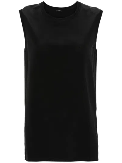 Joseph Womens Slate Bley Sleeveless Silk Blouse