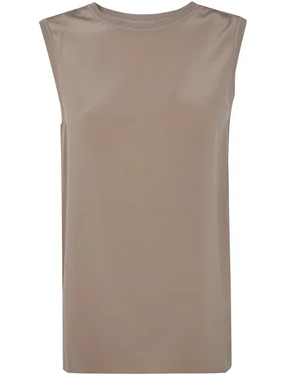 Joseph Bley Blouse Crepe De Soie In Brown