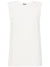 Joseph Silk Stretch Tank Top In White