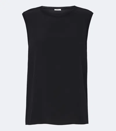 Joseph Bley Silk Crêpe Top In Black