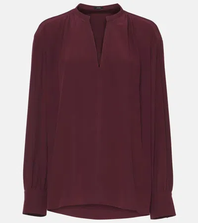 Joseph Blondel Silk Blouse In Red