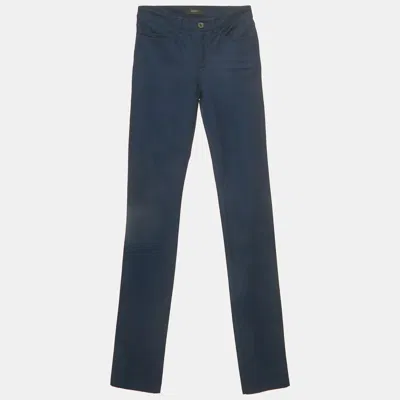 Joseph Blue Gabardine Stretch Skinny Nino Jeans S/waist 26"