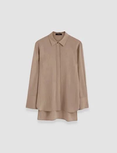 JOSEPH BOLD CREPE DE SOIE SILK BLOUSE