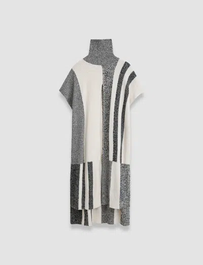 Joseph Bold Stripes Poncho In Multicolour