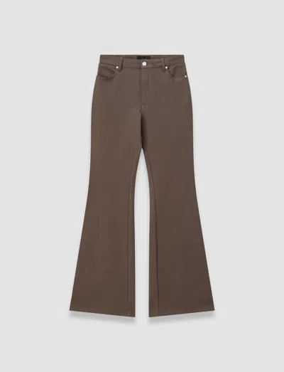 Joseph Bond Gabardine Stretch Trousers In Brown