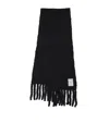 Joseph Bouclé Knit Scarf In Black