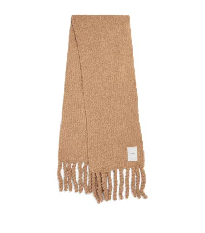 JOSEPH BOUCLÉ KNIT SCARF