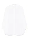 Joseph Box-pleat White Shirt With Buttoned Cuffs