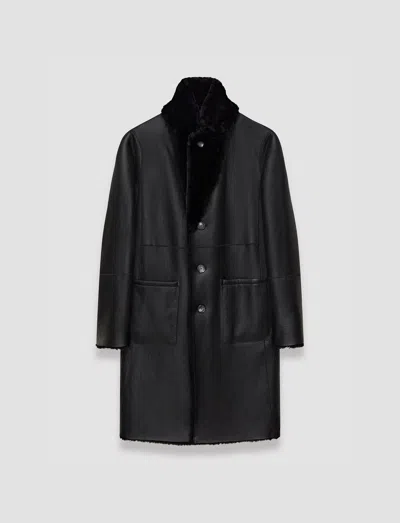 Joseph Britanny Reversible Shearling Coat In Black