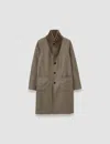 Joseph Britanny Reversible Soft Shearling Coat In Brown