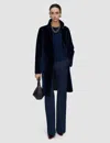 Joseph Britanny Reversible Soft Shearling Jacket In Blue