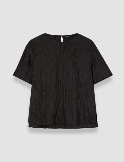 Joseph Brunet Habotai Silk Top In Black