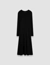 Joseph Brushed Cashmere Dress In Black