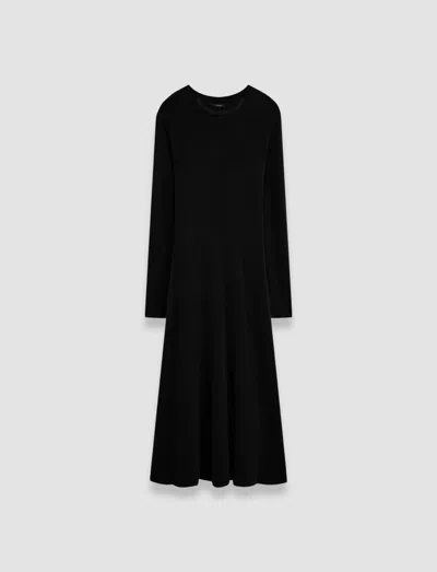 Joseph Brushed Cashmere Dress In Black