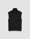 Joseph Brushed Cashmere Vest In Black