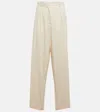 Joseph High-rise-hose Buckley Aus Baumwolle In Maplewood